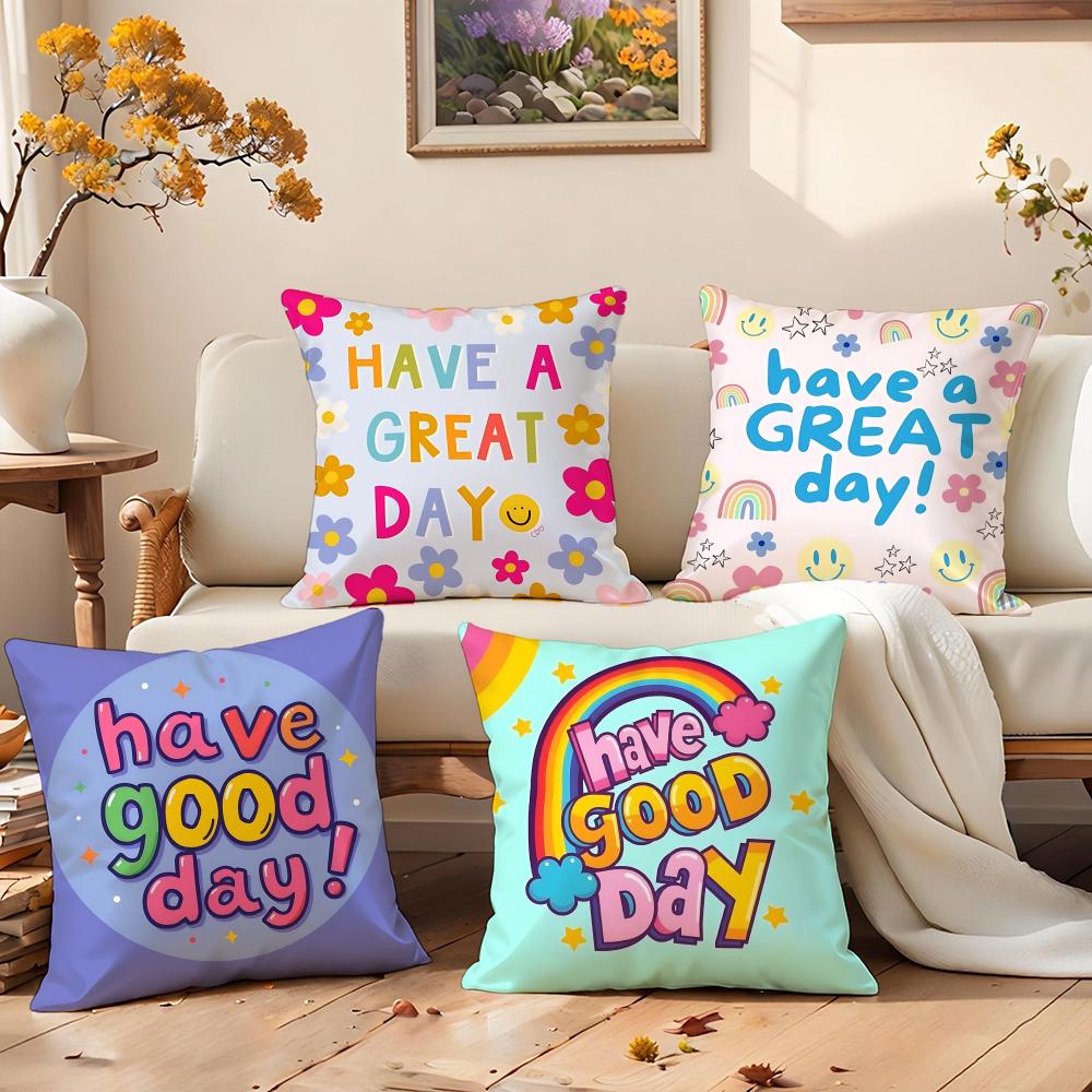 Interior Design Warm - warm good day Cushion Cover Premium
