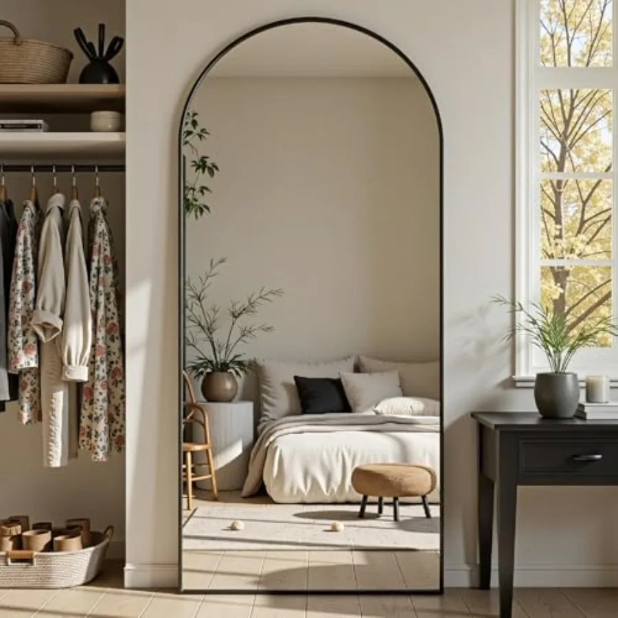 Full Length Mirror for Bedroom - Arch Mirror Leaning のレビューと価格
