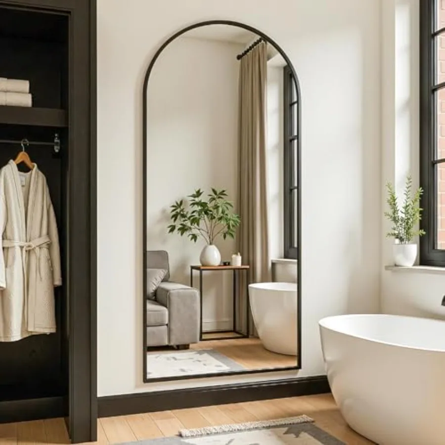 Full Length Mirror for Bedroom - Arch Mirror Leaning のレビューと価格