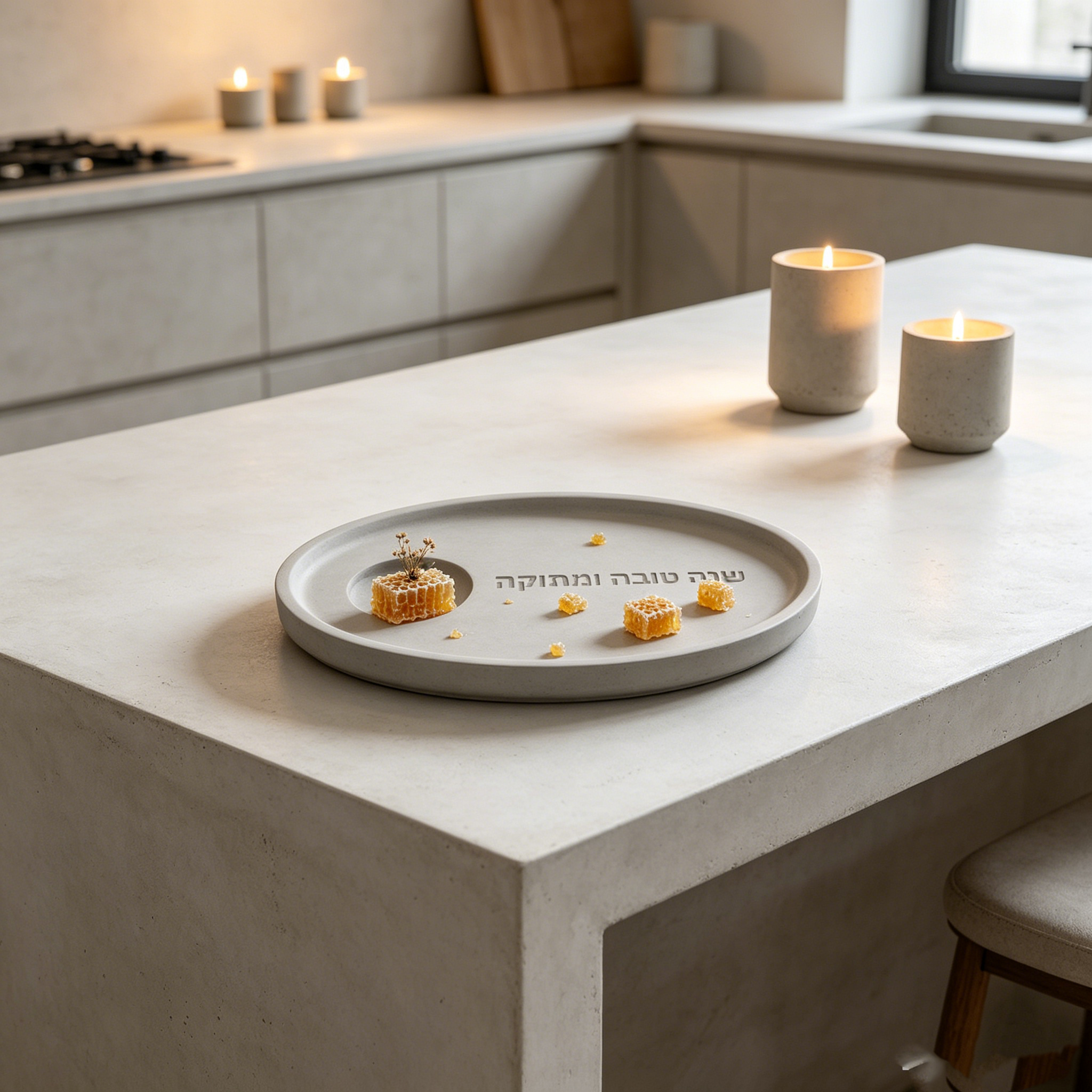 Silicone Mold For Jewish Rosh  - Travertine Tray Oval のレビューと価格