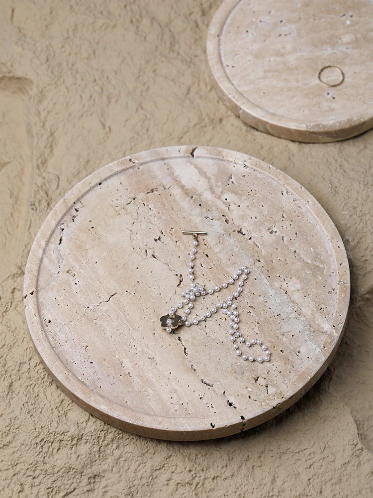 Minimalism Marble Tray for Per - Travertine Tray Oval のレビューと価格