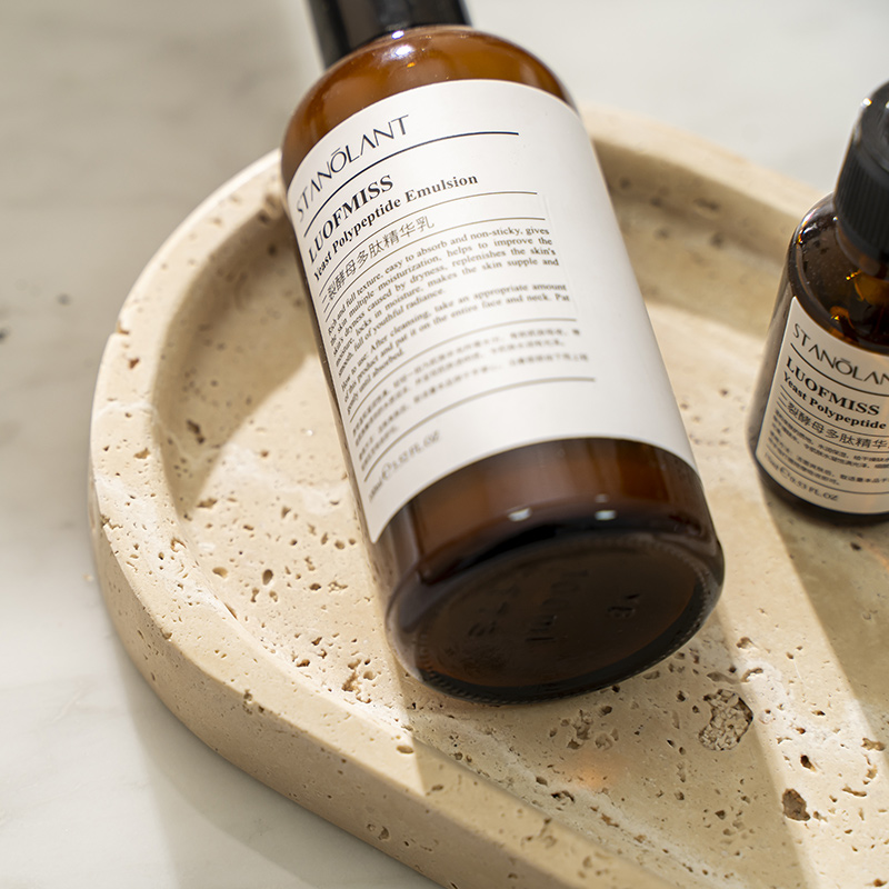 Travertine Stone Tray for Bath - Travertine Tray Oval のレビューと価格