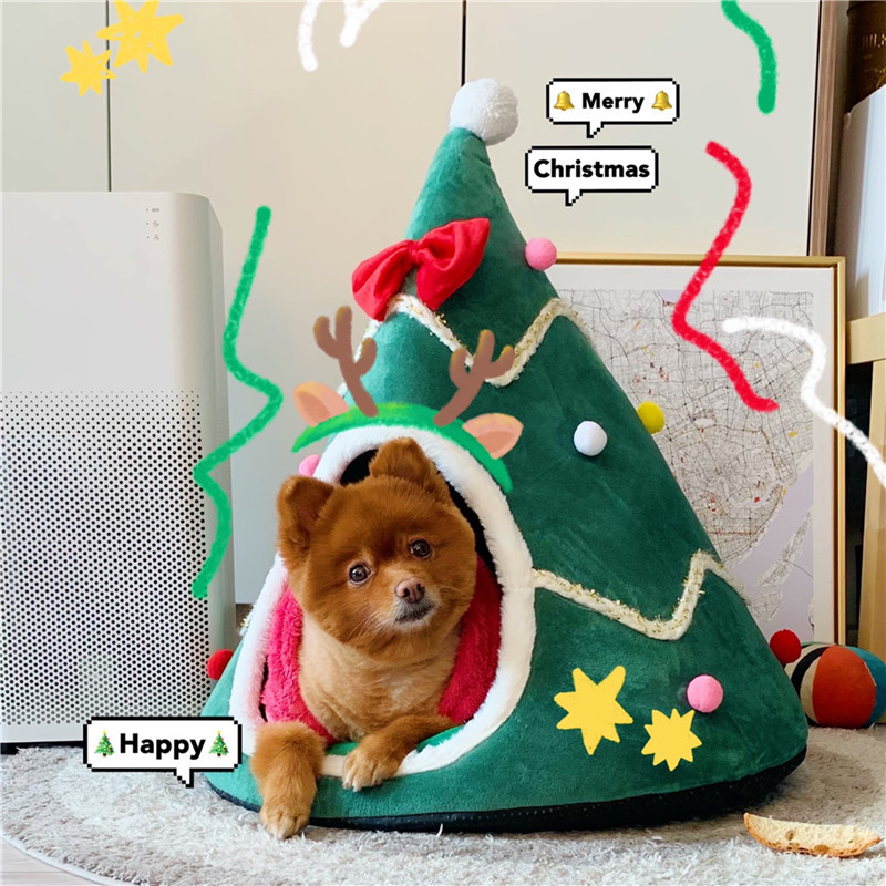 Christmas Tree Design Cat Bed  - Interior Design Warm のレビューと価格