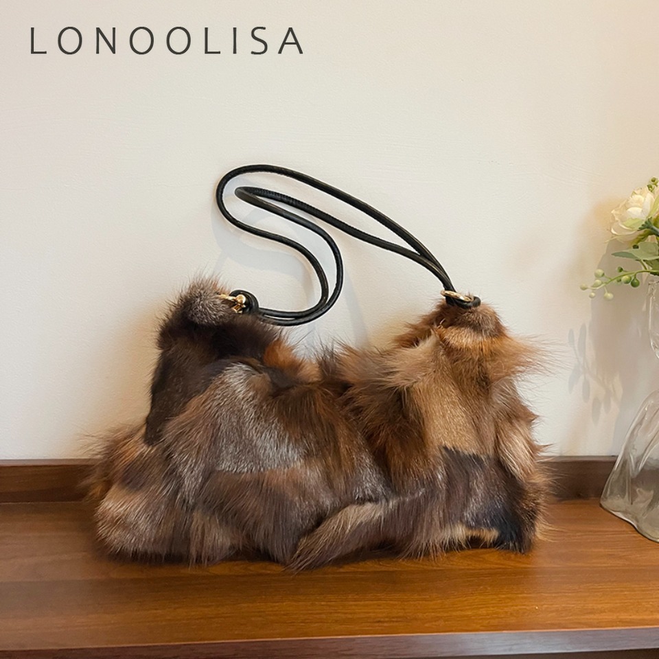Luxury Winter Warm Fox Fur Sho - Interior Design Warm のレビューと価格