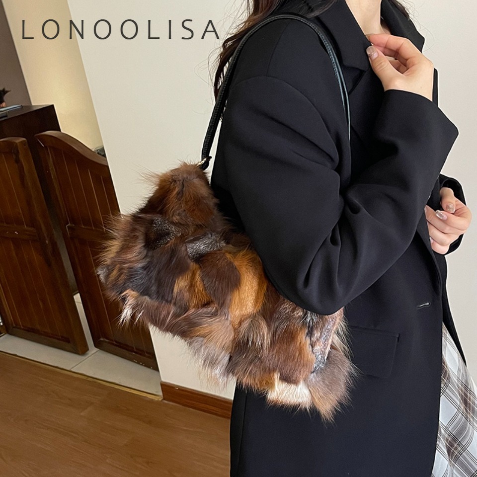Luxury Winter Warm Fox Fur Sho - Interior Design Warm のレビューと価格