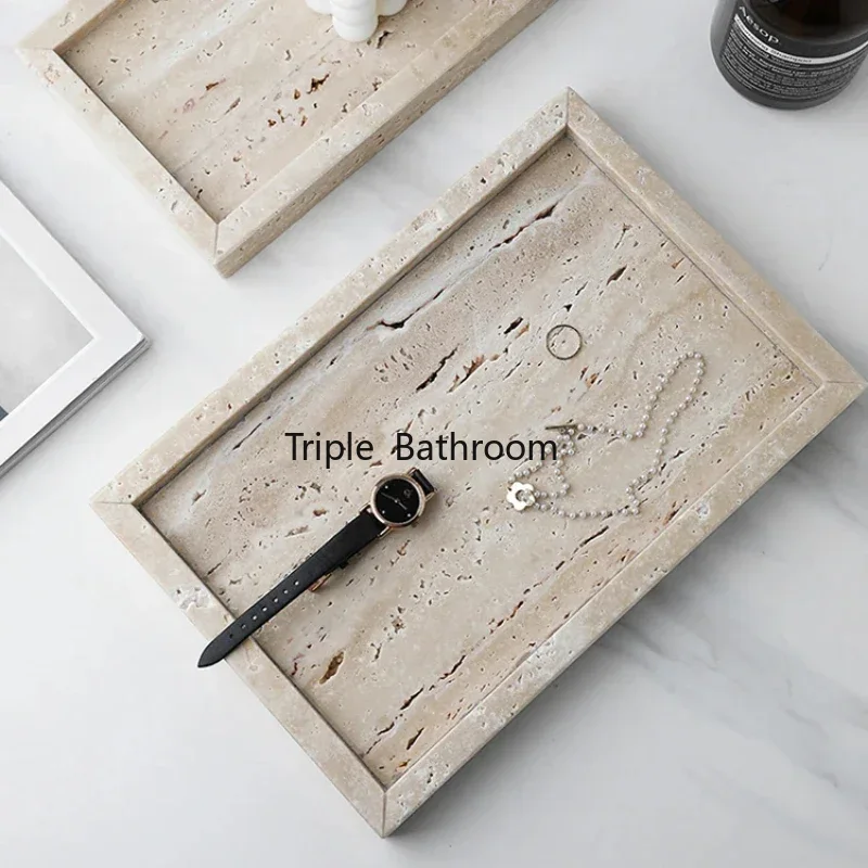 Natural Cave Stone Bathroom Su - Travertine Tray Oval のレビューと価格