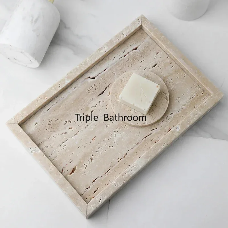 Natural Cave Stone Bathroom Su - Travertine Tray Oval のレビューと価格