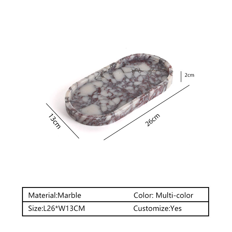 Natural Marble Tray Oval Stone - Travertine Tray Oval のレビューと価格