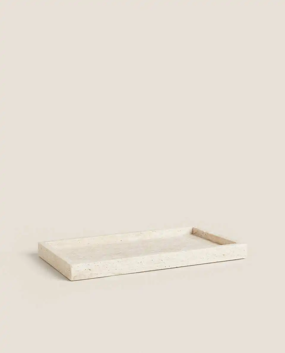 Wabi-Sabi Style Yellow Travert - Travertine Tray Oval のレビューと価格