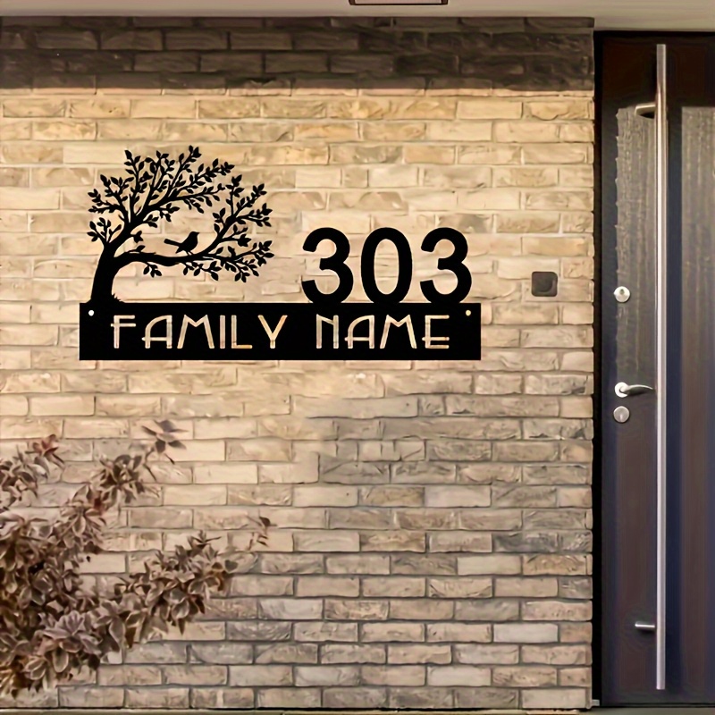 Custom Metal Address Sign with - Interior Design House のレビューと価格