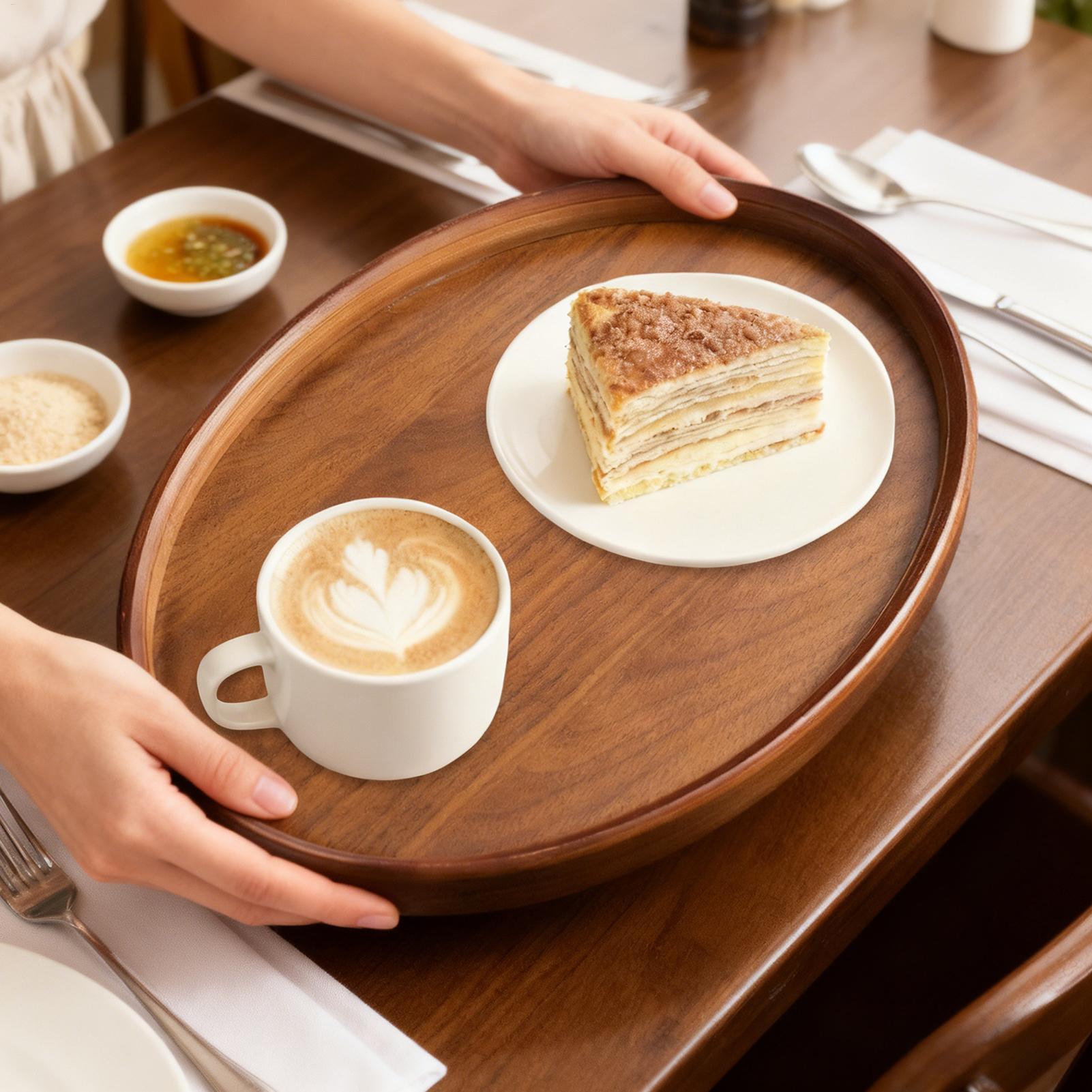 Wooden Serving Tray Oval Rusti - Travertine Tray Oval のレビューと価格