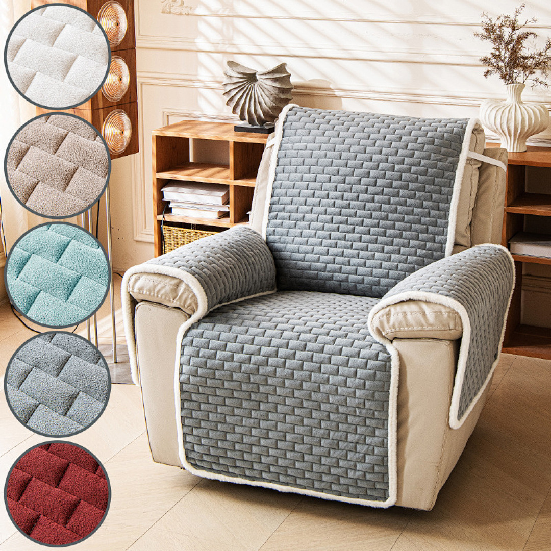 Non-Slip Sofa Cushion Flannel  - Velvet Cushion Cover のレビューと価格