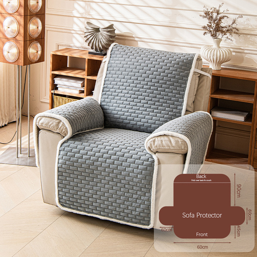 Non-Slip Sofa Cushion Flannel  - Velvet Cushion Cover のレビューと価格