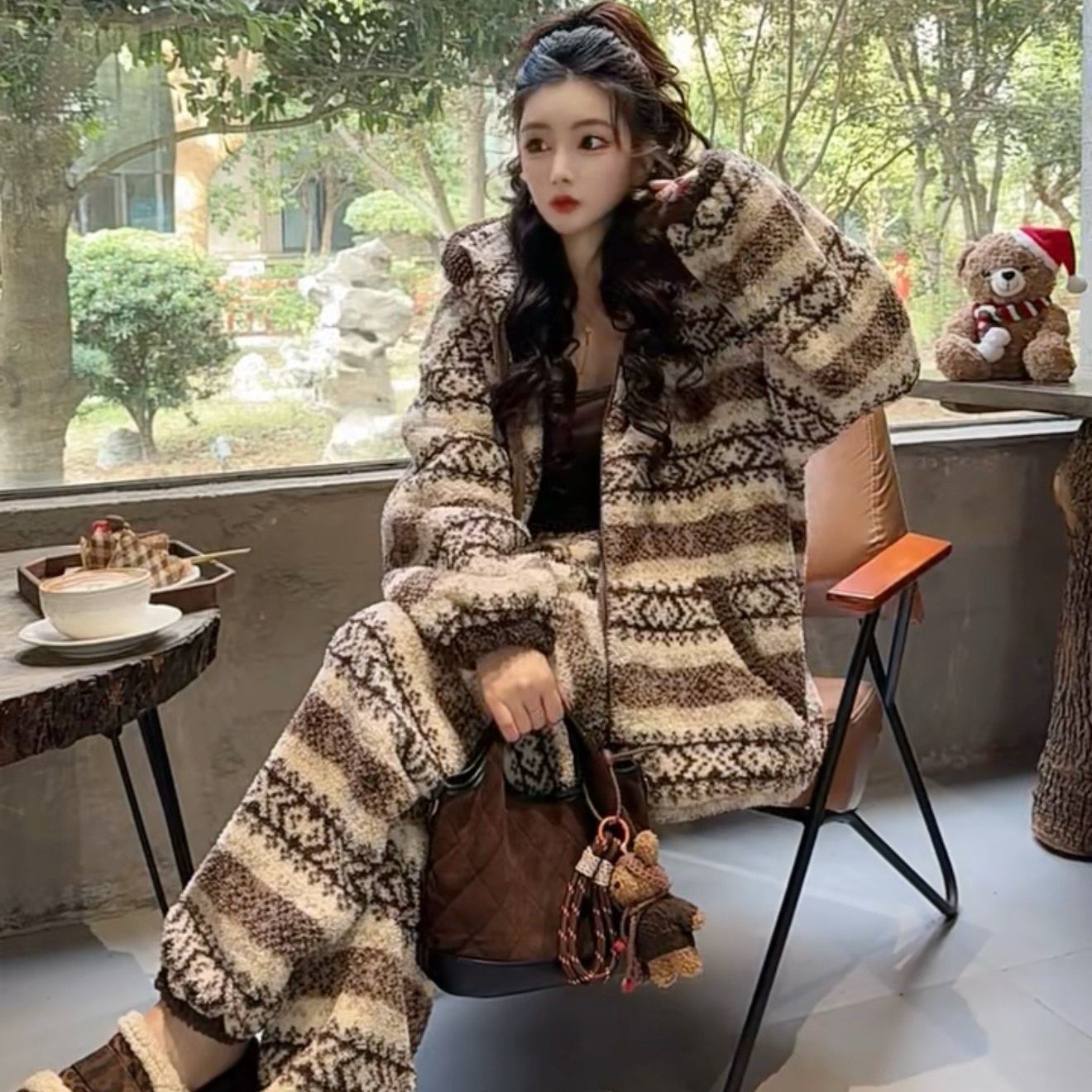 Women's Coral Fleece Pajamas W - Interior Design Warm のレビューと価格