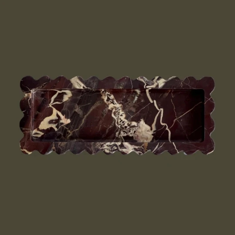 Natural Stone Purple Red Trave - Travertine Tray Oval のレビューと価格