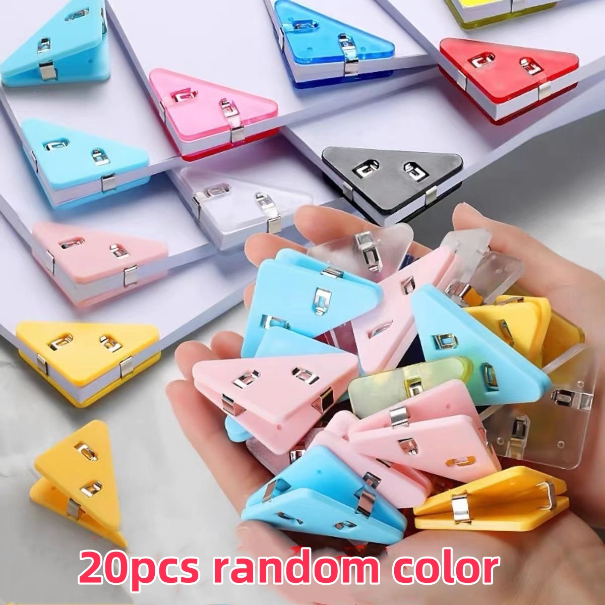 20Pcs Multicolor Geometric Des - Geometric Shelf Triangle のレビューと価格