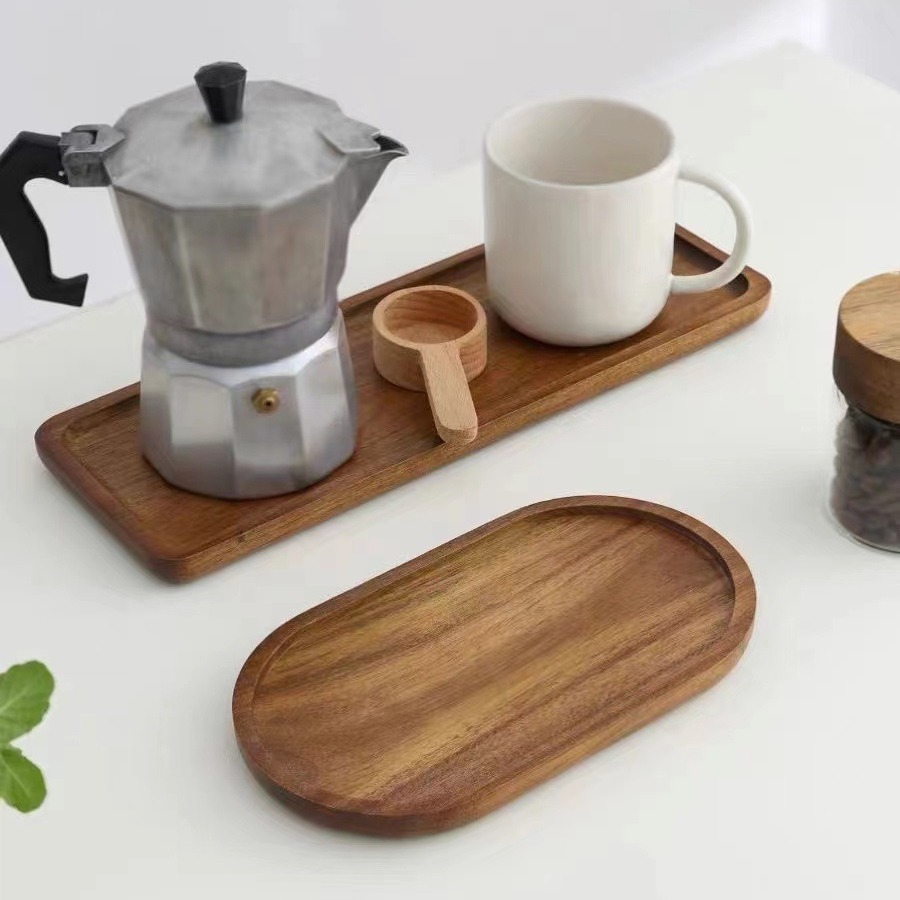 Solid Wooden Tray Rectangular  - Travertine Tray Oval のレビューと価格