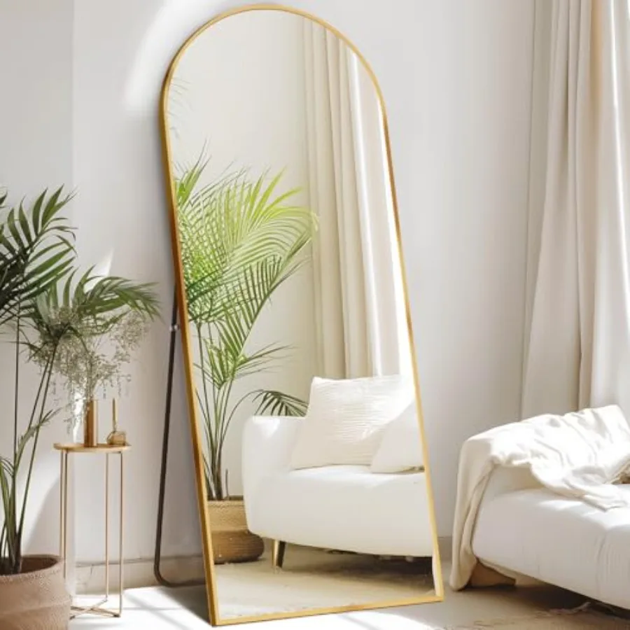 64x21 Arched Full Length Mirro - Arch Mirror Leaning のレビューと価格