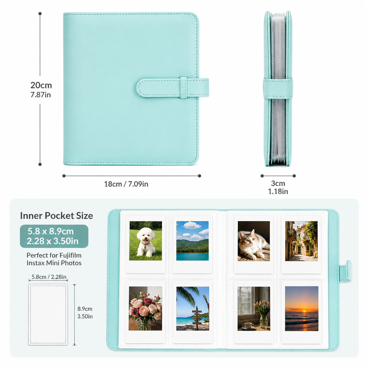 256 Photos Polaroid Album, 3 I - Interior Design Pinterest のレビューと価格