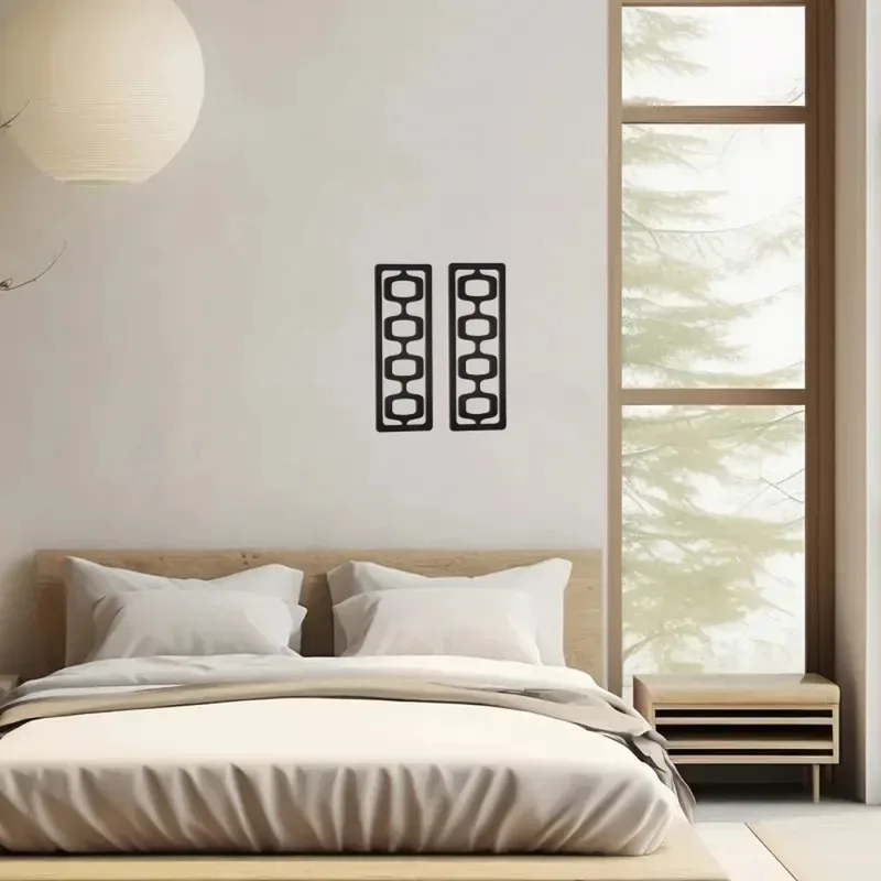 2PCS Warm Mid-Century Style Wo - Interior Design Warm のレビューと価格