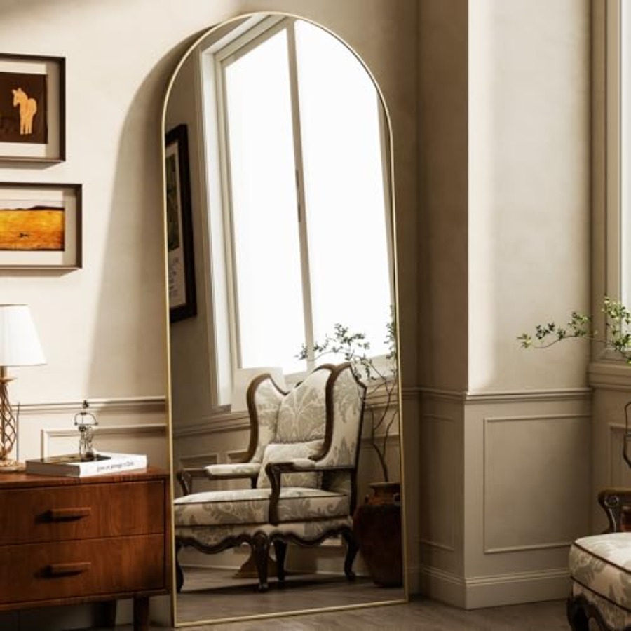 Full-length arched mirror for  - Arch Mirror Leaning のレビューと価格