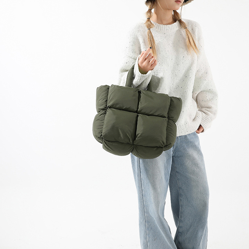 Fashion Soft Puffer Tote Bag D - Interior Design Warm のレビューと価格