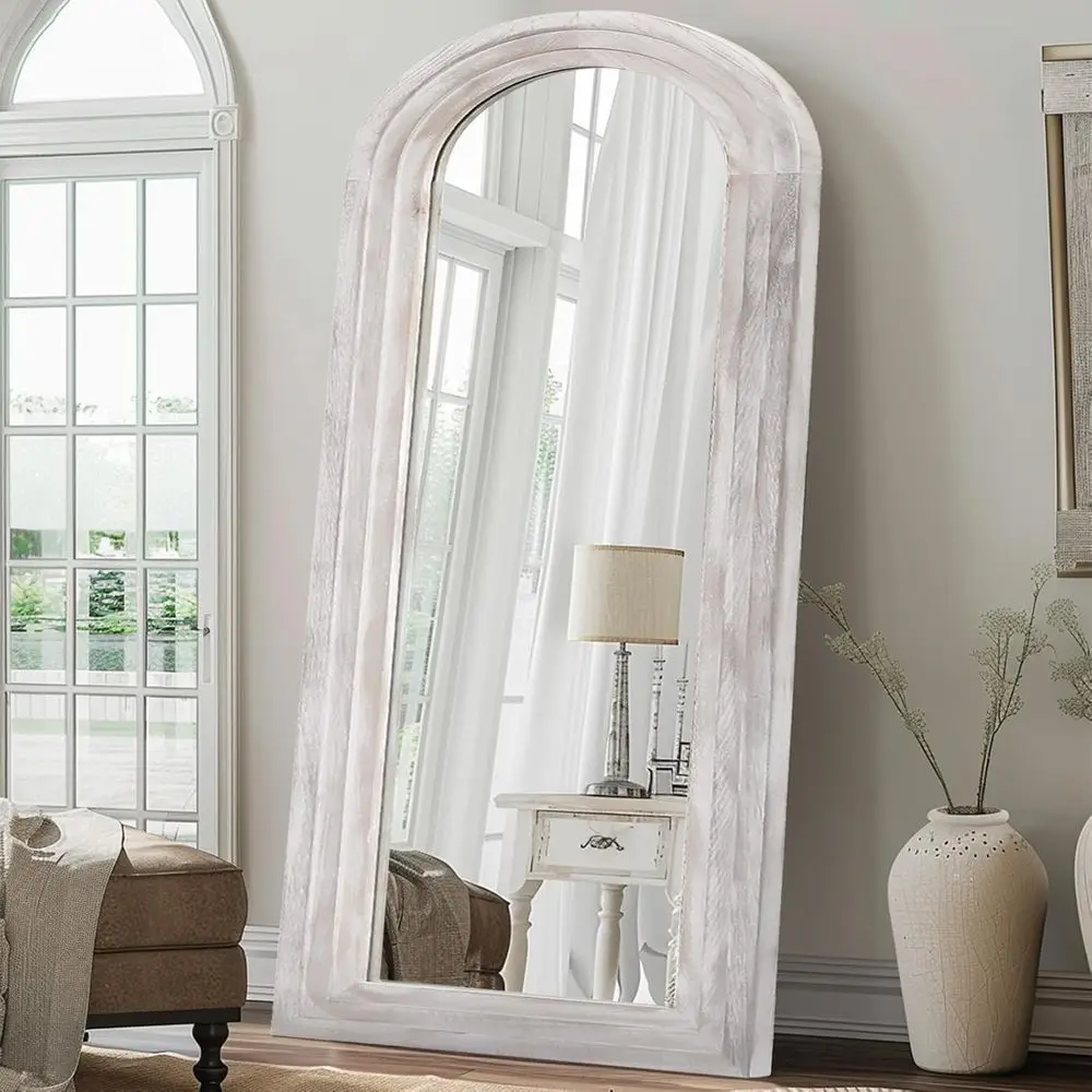 Arched ull Length Mirror with  - Arch Mirror Leaning のレビューと価格