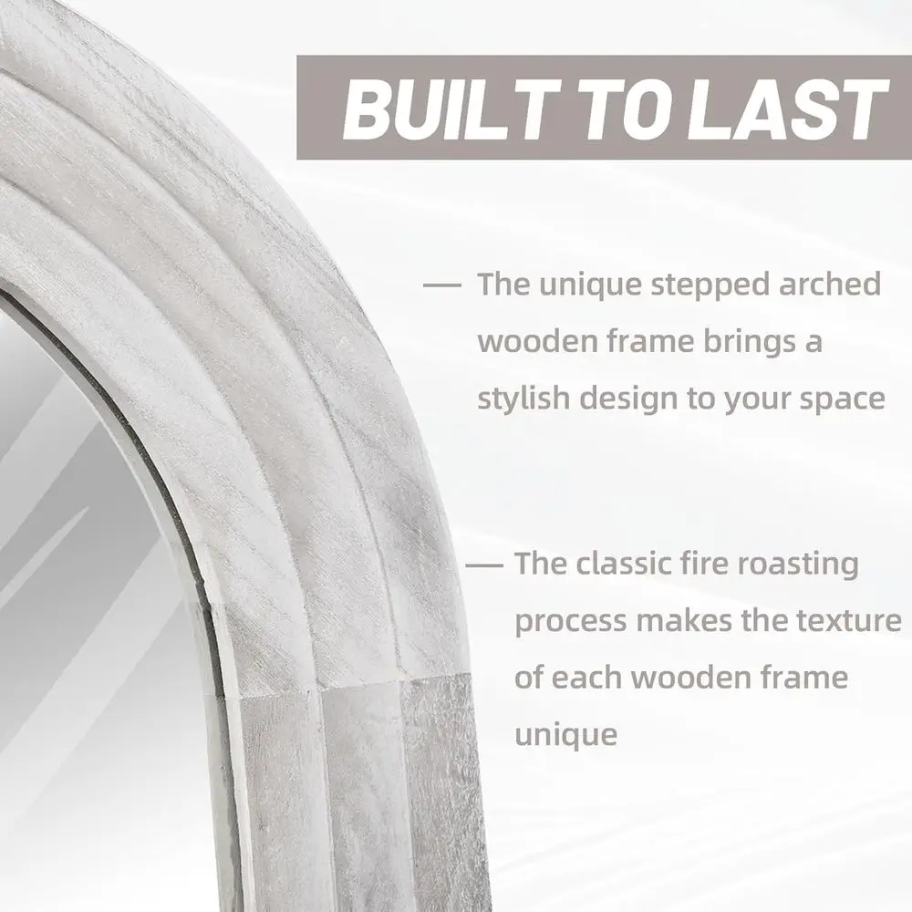 Arched ull Length Mirror with  - Arch Mirror Leaning のレビューと価格