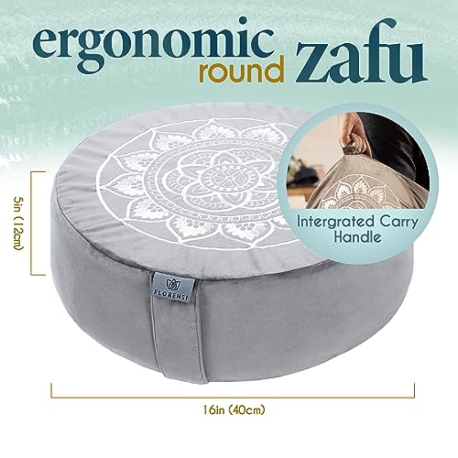 Meditation Cushion - Comfortab - Velvet Cushion Cover のレビューと価格