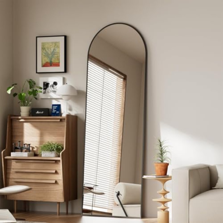 21x56 inch Arched Full Length  - Arch Mirror Leaning のレビューと価格