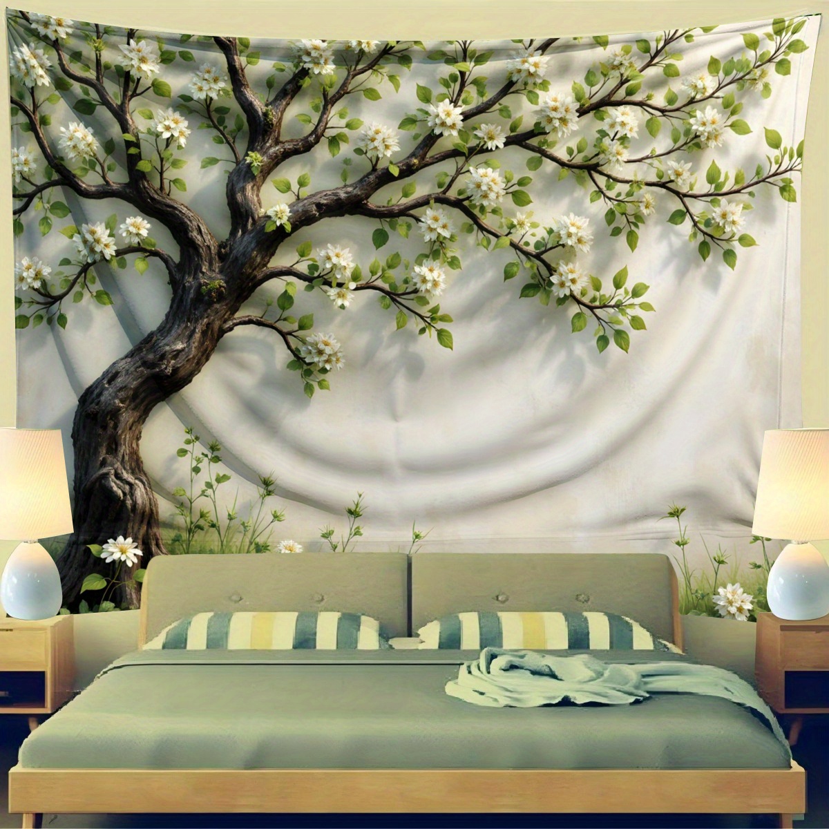 3D Blossoming Tree Wall Mural  - Interior Design Zen Style のレビューと価格