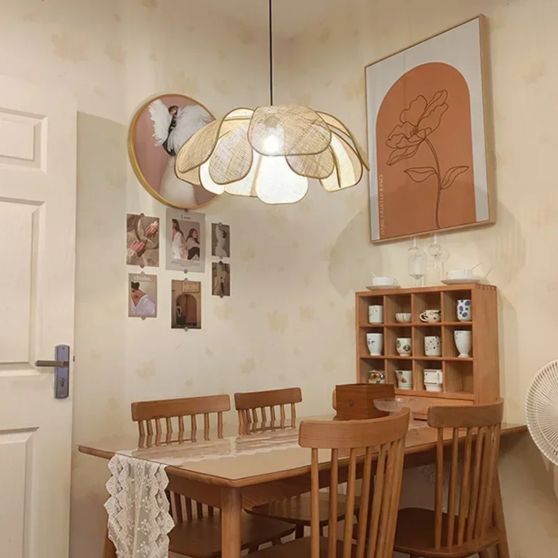 Japanese Rattan Flower Petal P - Interior Design Zen Style のレビューと価格