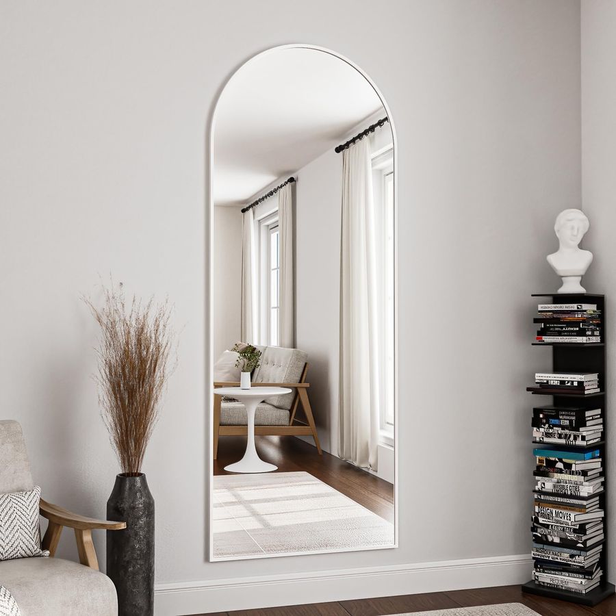 Floor Full Length Mirror, 56x2 - Arch Mirror Leaning のレビューと価格