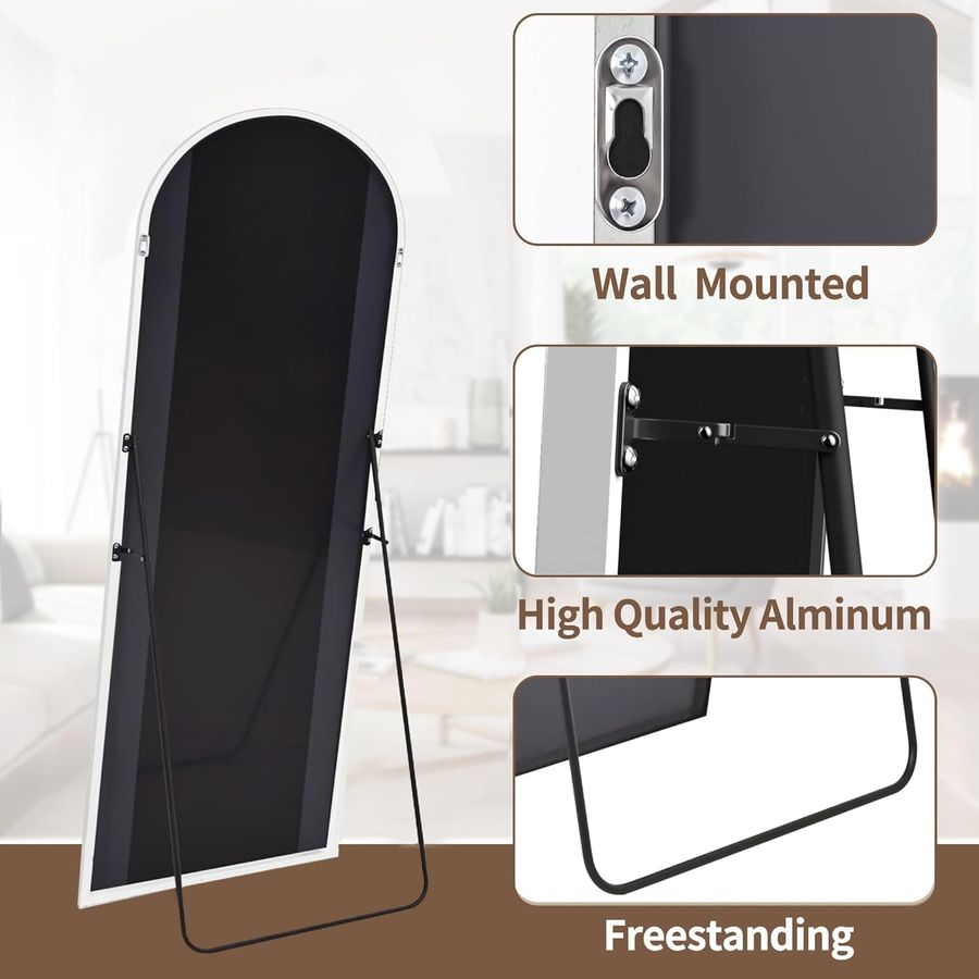 Floor Full Length Mirror, 56x2 - Arch Mirror Leaning のレビューと価格
