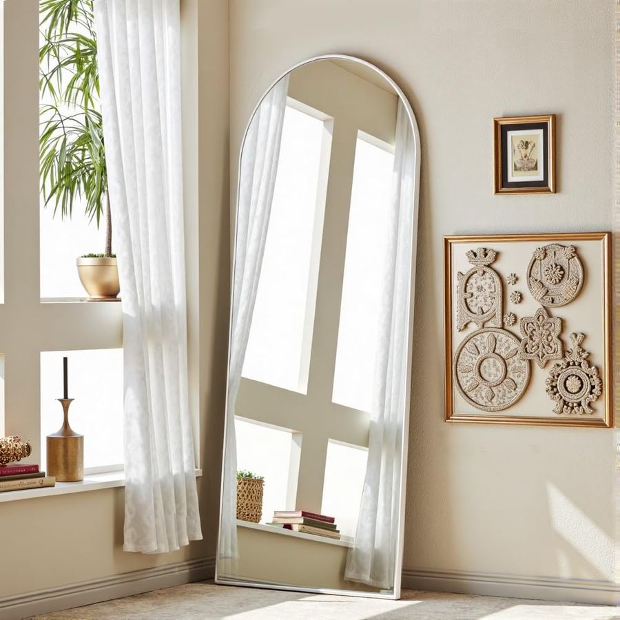 Floor Full Length Mirror, 56x2 - Arch Mirror Leaning のレビューと価格