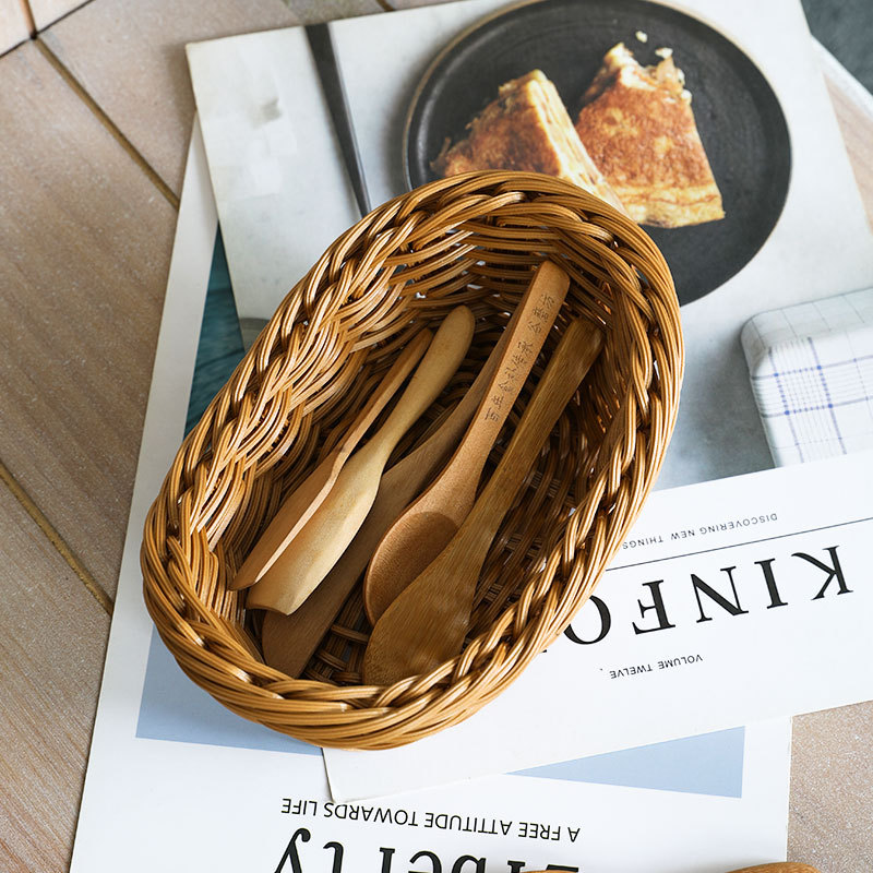 Oval Rattan Woven Storage Bask - Travertine Tray Oval のレビューと価格