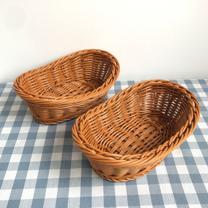 Oval Rattan Woven Storage Bask - Travertine Tray Oval のレビューと価格