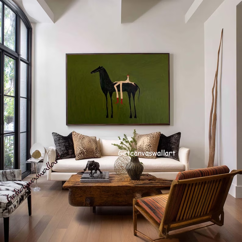 Modern Abstract Western Horse  - Interior Design House のレビューと価格
