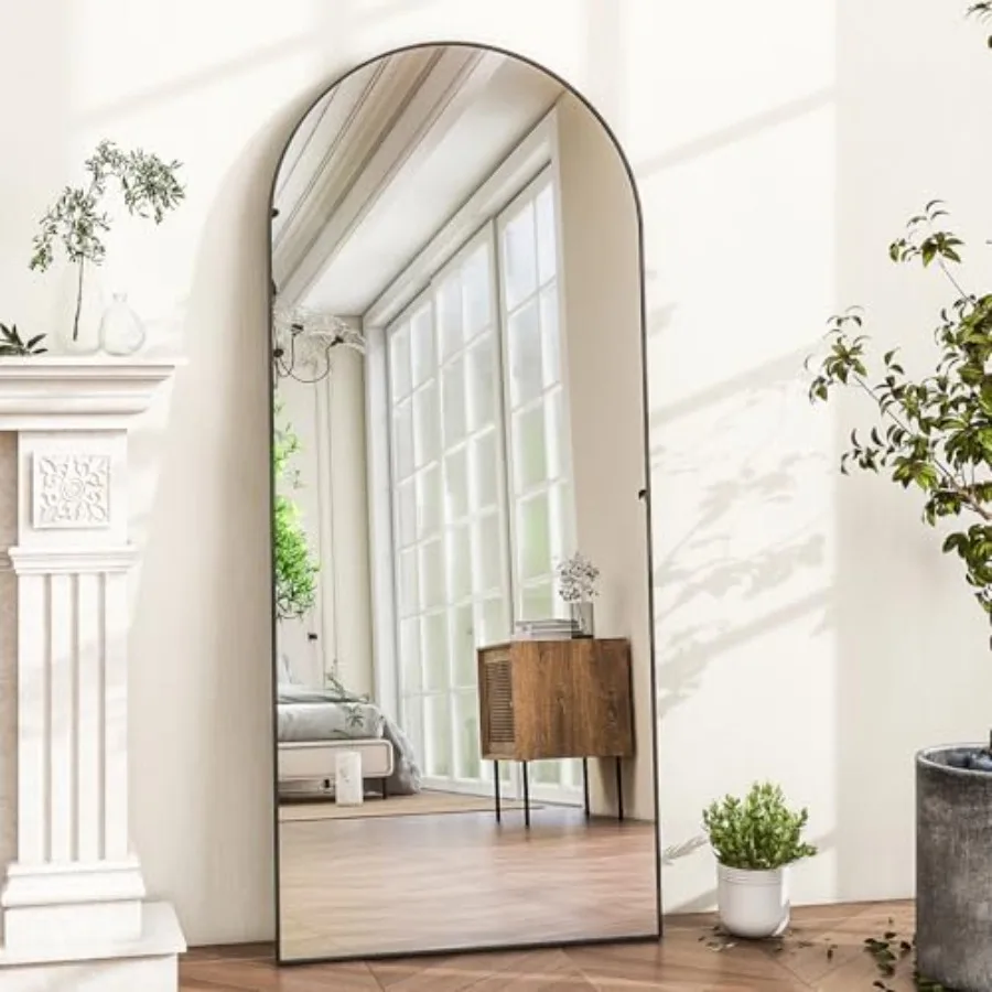 Full Length Mirror for Bedroom - Arch Mirror Leaning のレビューと価格