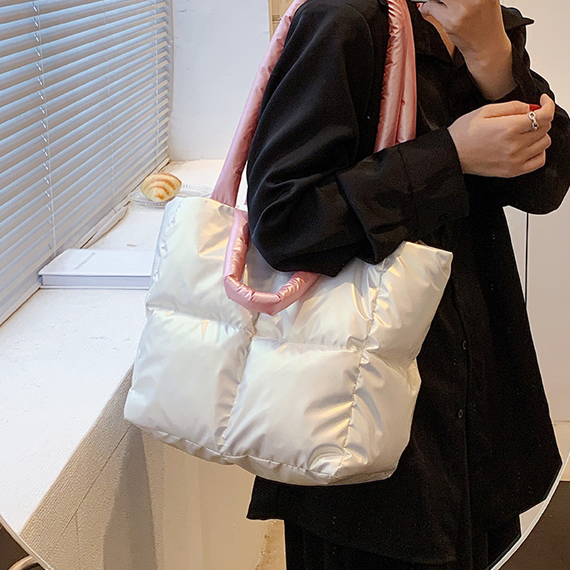Designer Puffy Shoulder Bag Wo - Interior Design Warm のレビューと価格